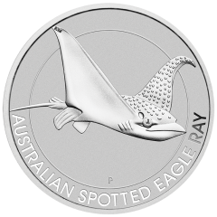 The Perth Mint - 2021 Australian Spotted Eagle Ray 1.5oz Silver Coin