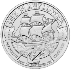 The Royal Mint - The Mayflower 1oz Silver Bullion Coin