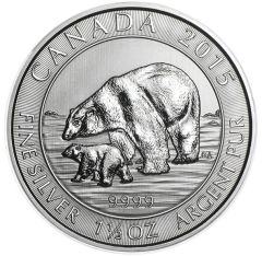 Royal Canadian Mint - Silver Polar Bear & Cub