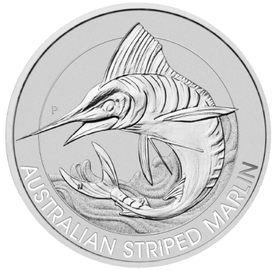 The Perth Mint - Australian Striped Marlin 2020 1.5 oz Silver Bullion Coin