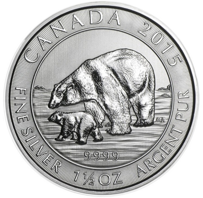 Royal Canadian Mint - Silver Polar Bear & Cub