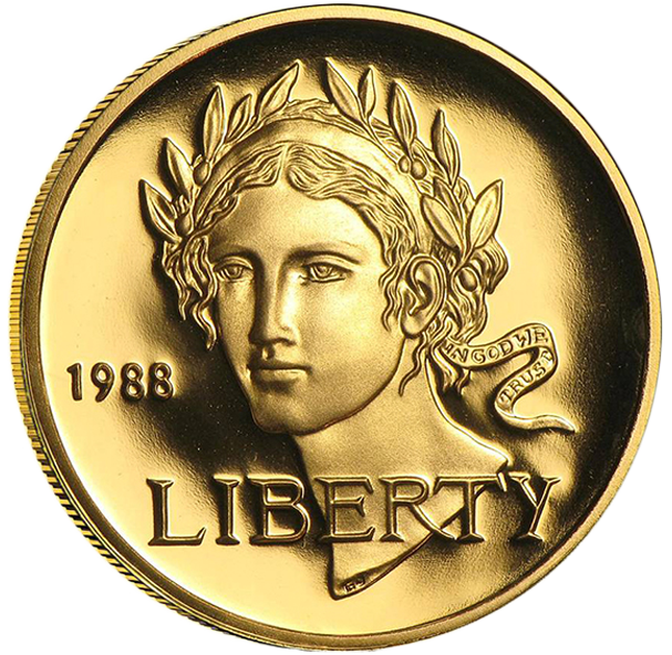 United States Mint - Gold US BU Proof $5