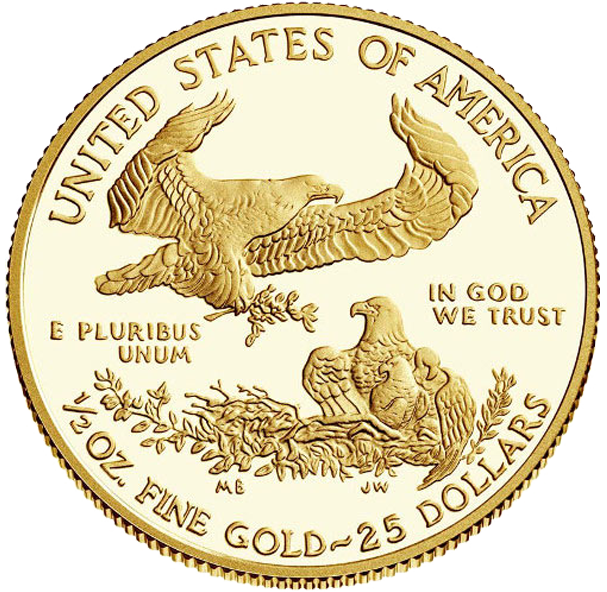 United States Mint Proof- Gold American Eagle 1/2 oz