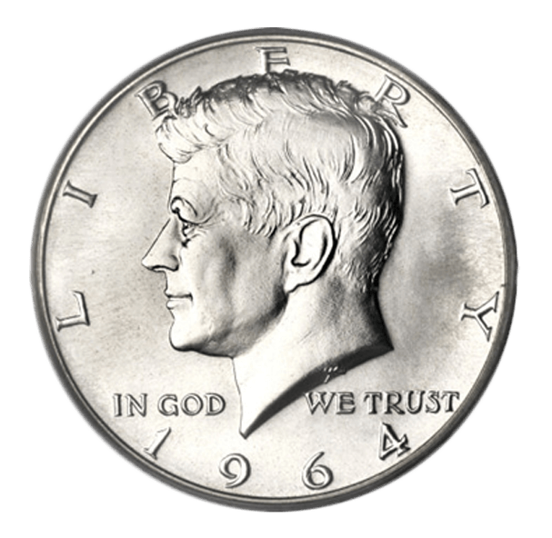 United States Mint - Silver Kennedy Half Dollar BU 1964